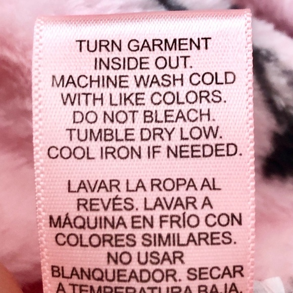 Juicy Couture, Womens, Plush, Shawl, Collar Robe, Pink, Crown Logo, Size S, NEW - Picture 13 of 13